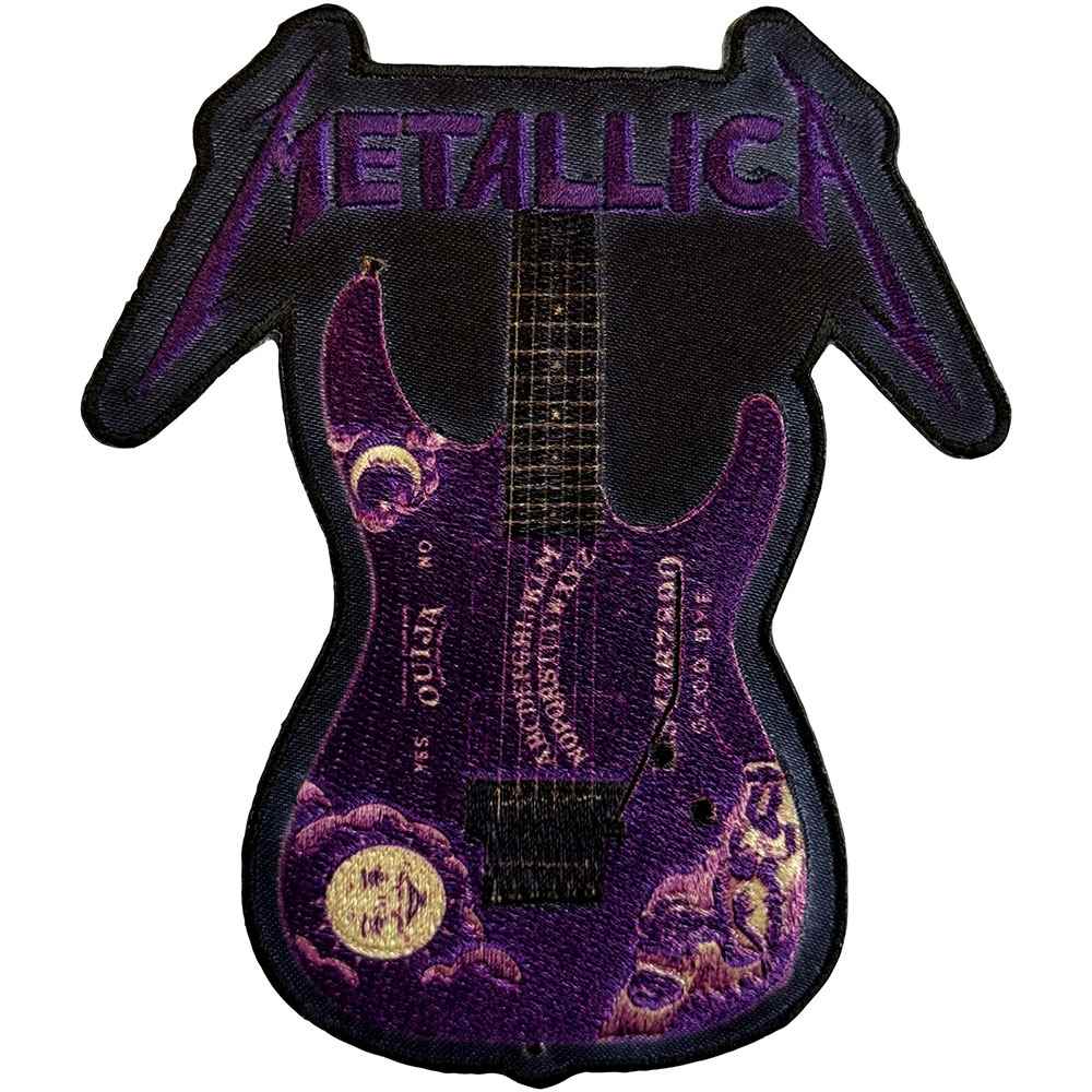 Metallica - Kirk Purple Ouija Guitar Patch - Schwarz/Lila
